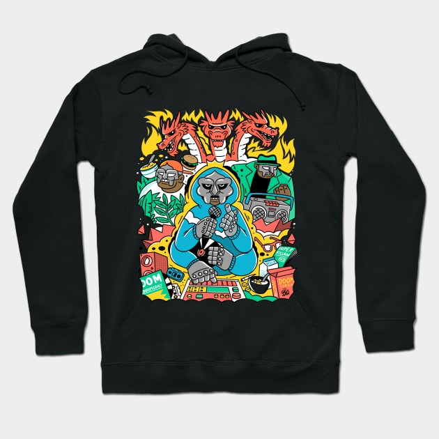 MF DOOM & FRIENDS Hoodie by geolaw